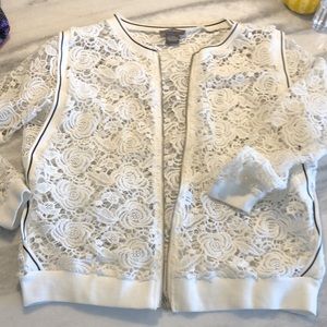 Sans Souci LF crochet jacket in great condition! Size small